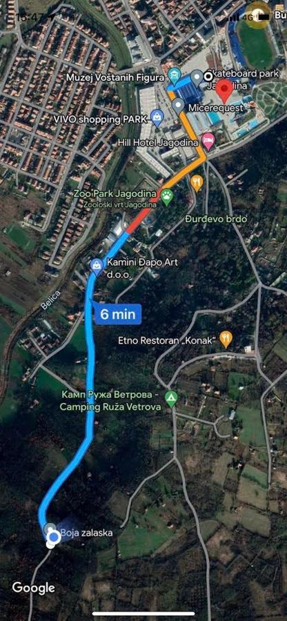 Boja Zalaska - Kameni Apartman Jagodina Εξωτερικό φωτογραφία